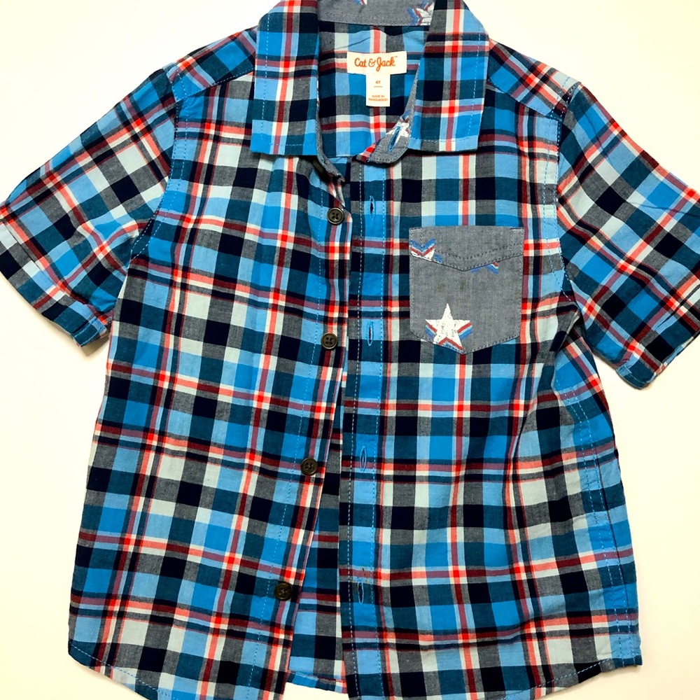 Cat and Jack Button Shirt
